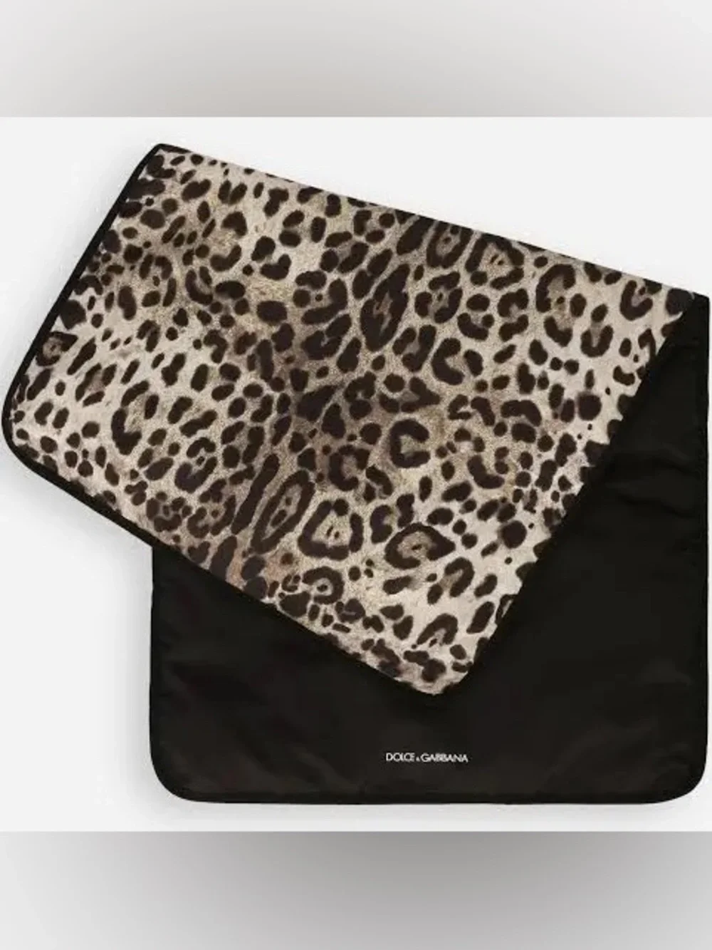 Dolce & Gabbana Leopard-Print Quilted Diaper Bag